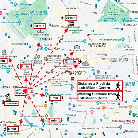 Loft Centro, 10 Min From Duomo * Μιλάνο